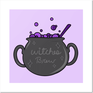 Witches Brew Cauldron Mug Doodle, made by EndlessEmporium Posters and Art